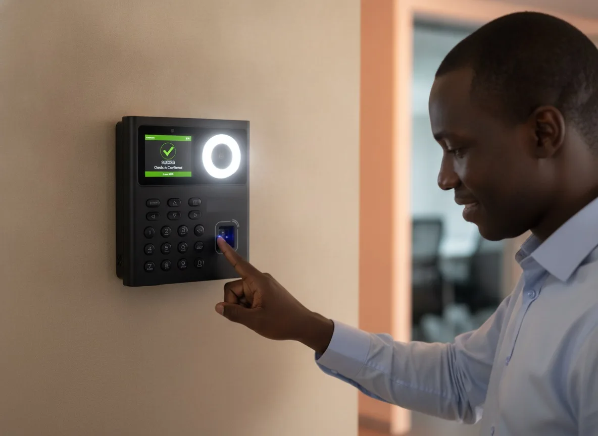 Clock-in & attendance interface