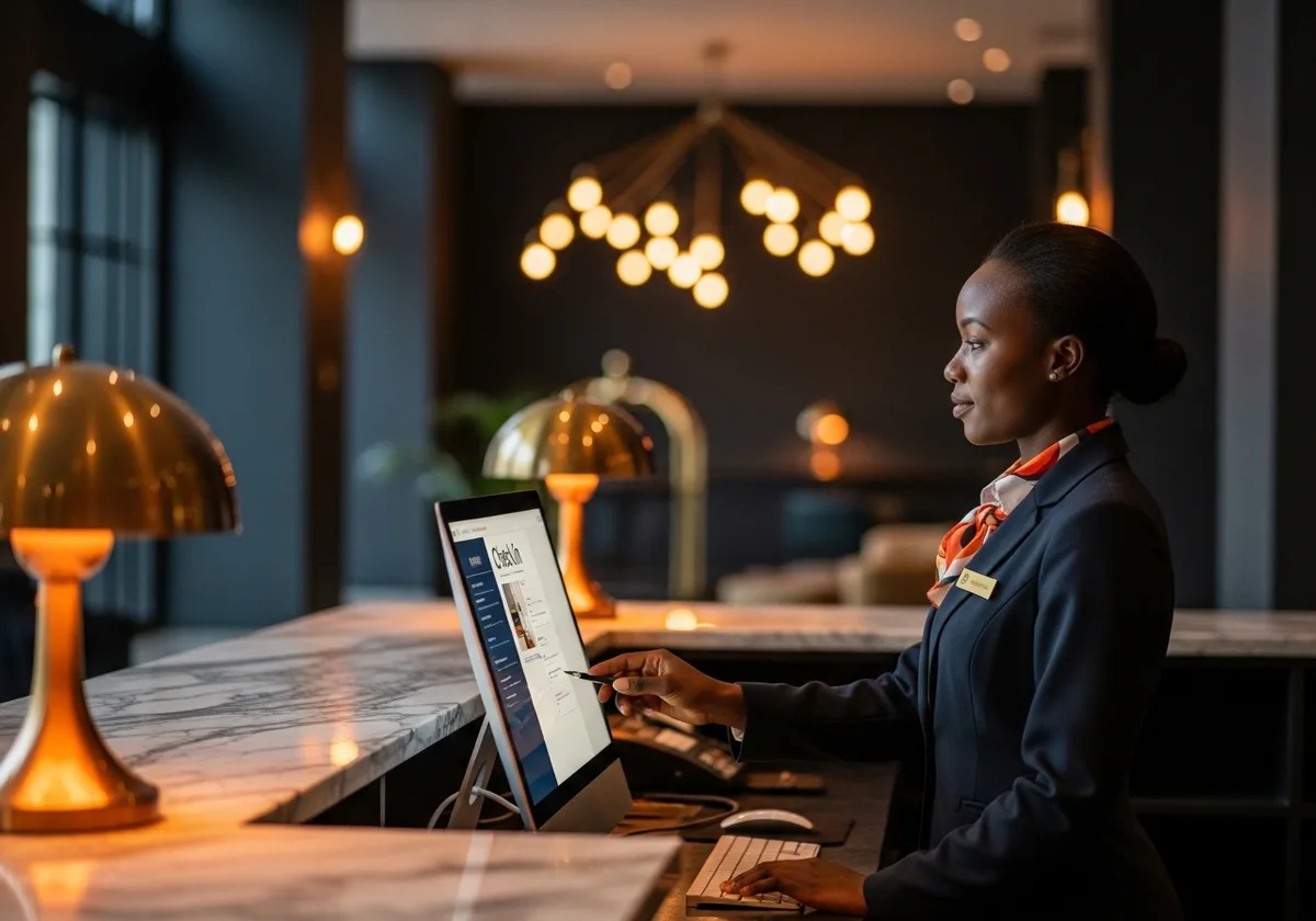 HotelQuode in use