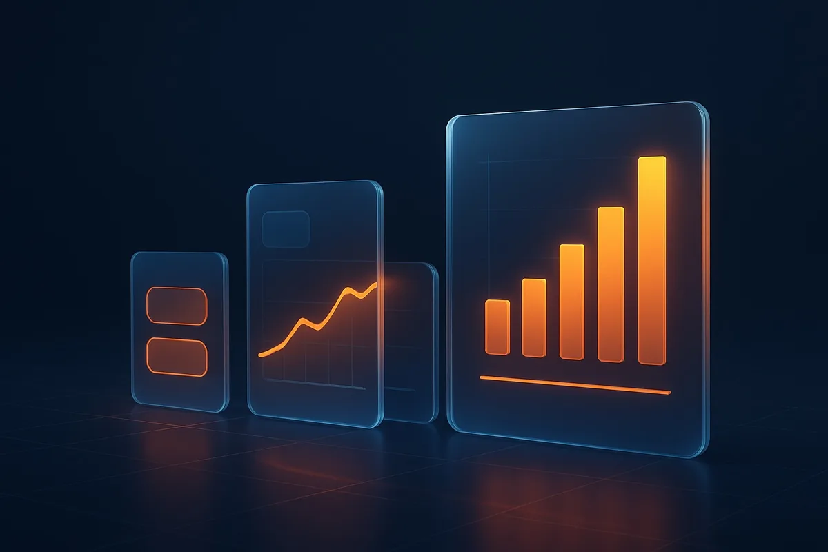 Marketing analytics dashboards tying spend to revenue