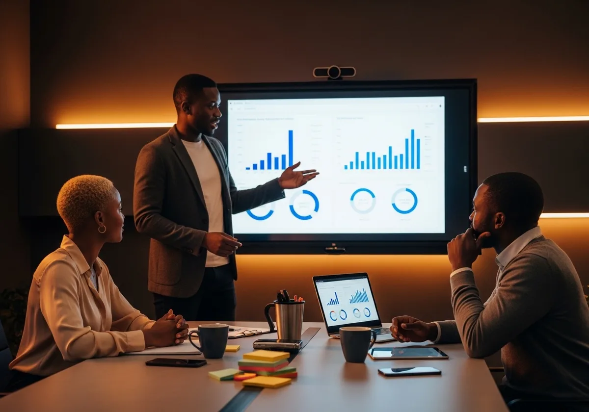 Reviewing website growth analytics
